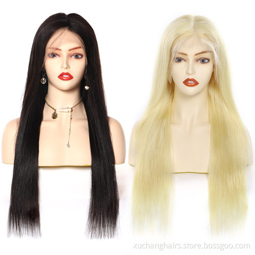 wholesale hair extensions wigs human hair wigs for black women 20 inch 210% straight lace front wigs human hair lace front